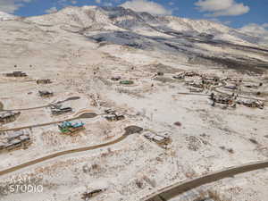 Mountain view featuring nearby suburban area