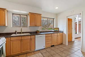 kitchen with beautiful mountain views