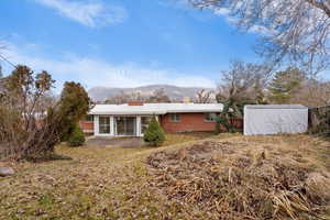 Back of home from yard