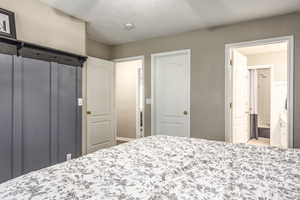 Bedroom with ensuite bathroom