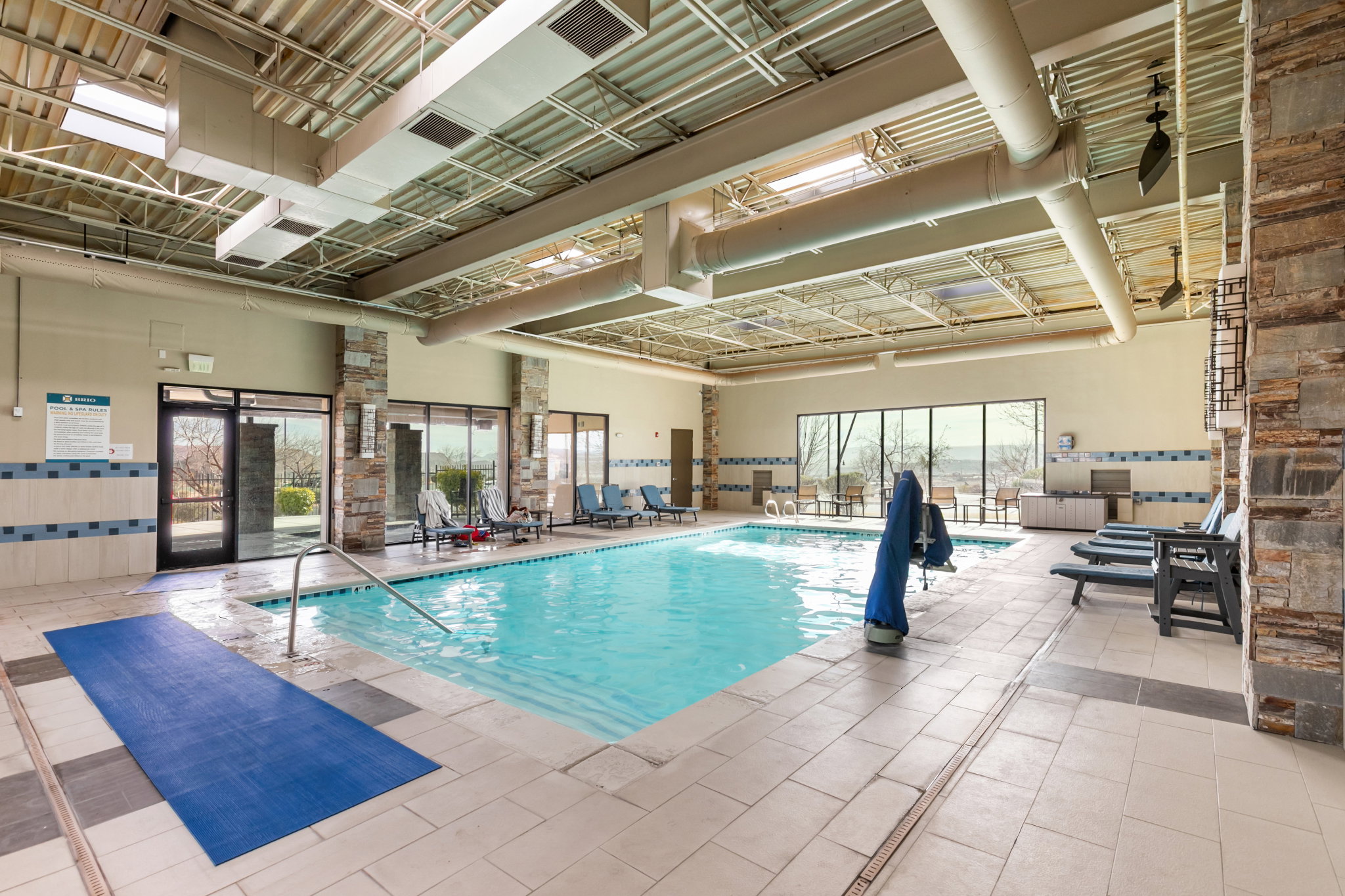 View of indoor community pool