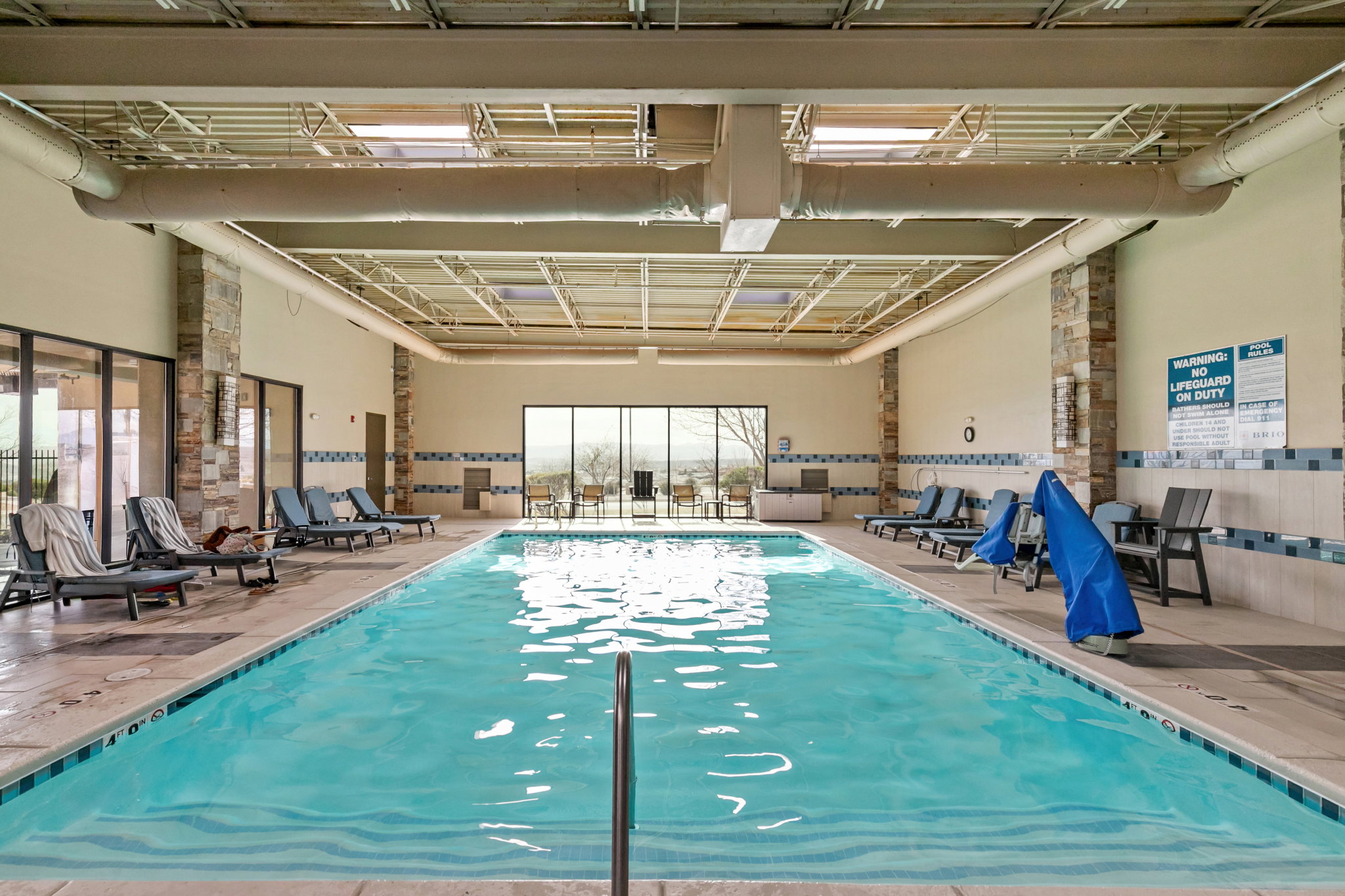 View of indoor pool