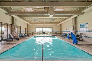 View of indoor pool