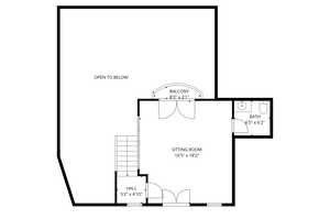 View of floor plan / room layout