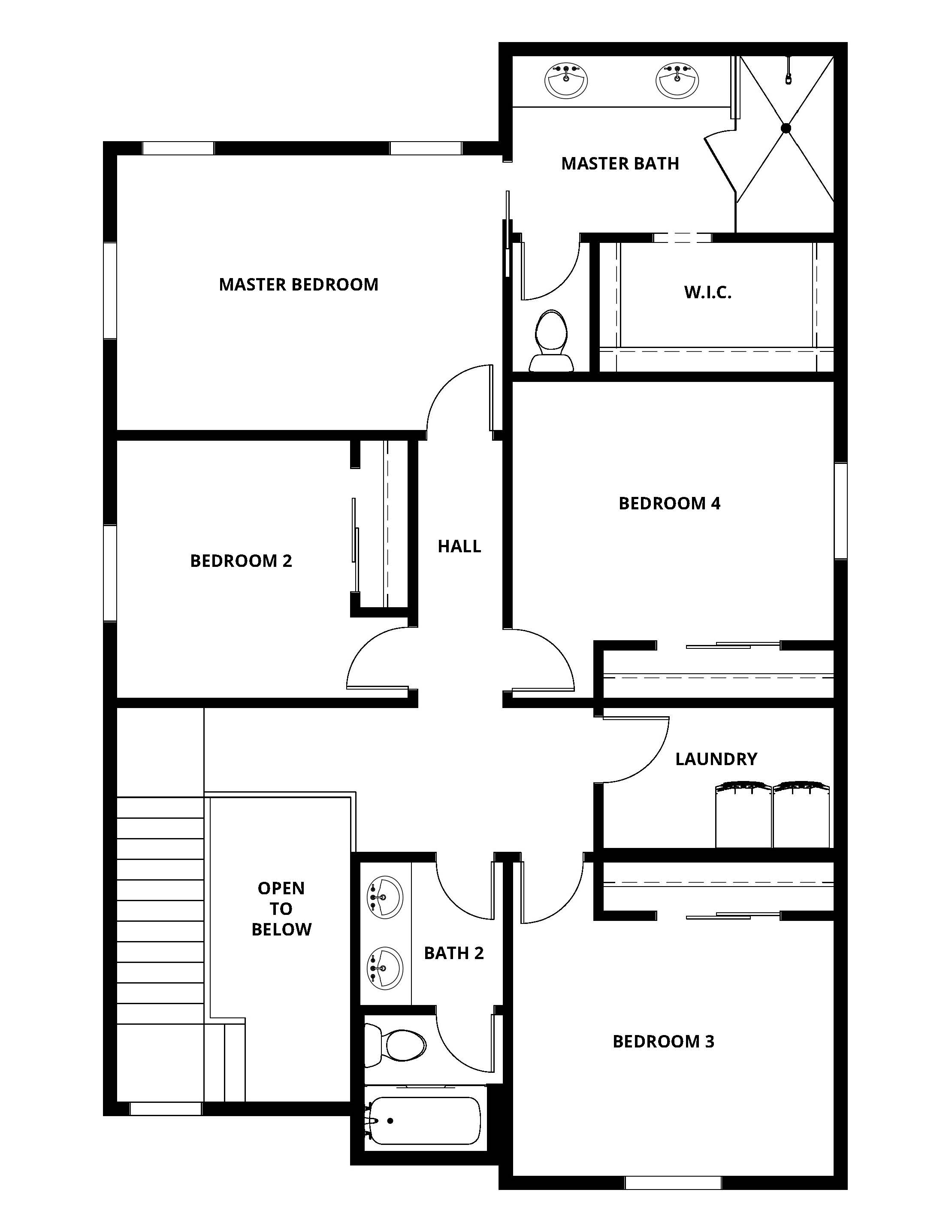 View of home floor plan