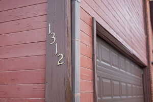Exterior view House numbers