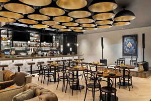 Dining room featuring wood-type flooring