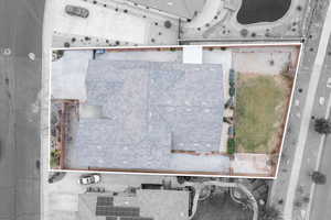 View of property location with property parcel outlined