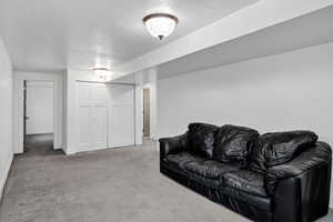 Carpeted living area
