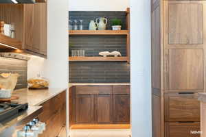 View to butler pantry