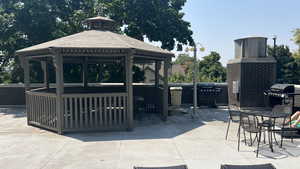 Gazebo, bbq, deck