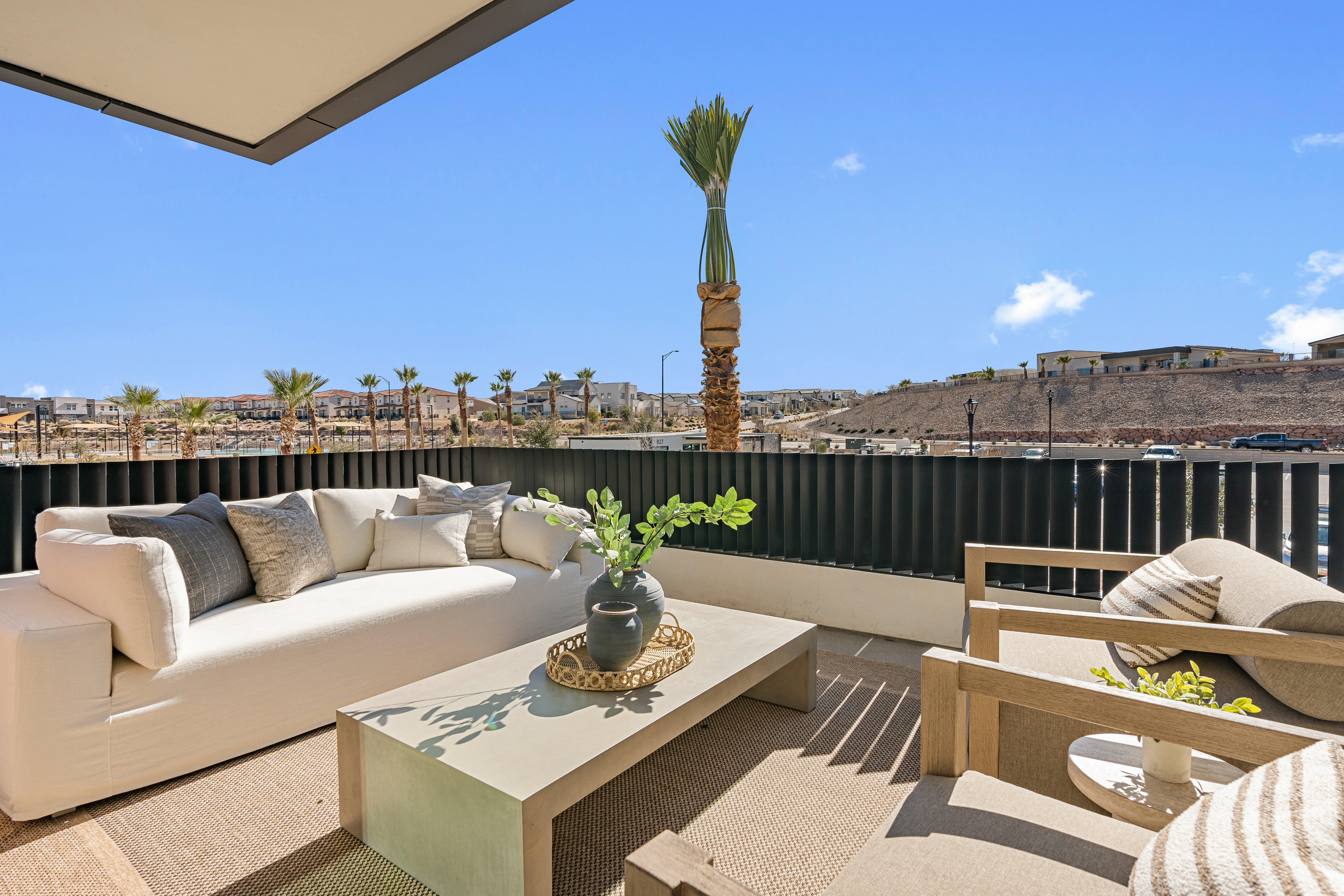 View of patio / terrace featuring outdoor furniture