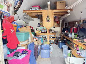 View of storage area