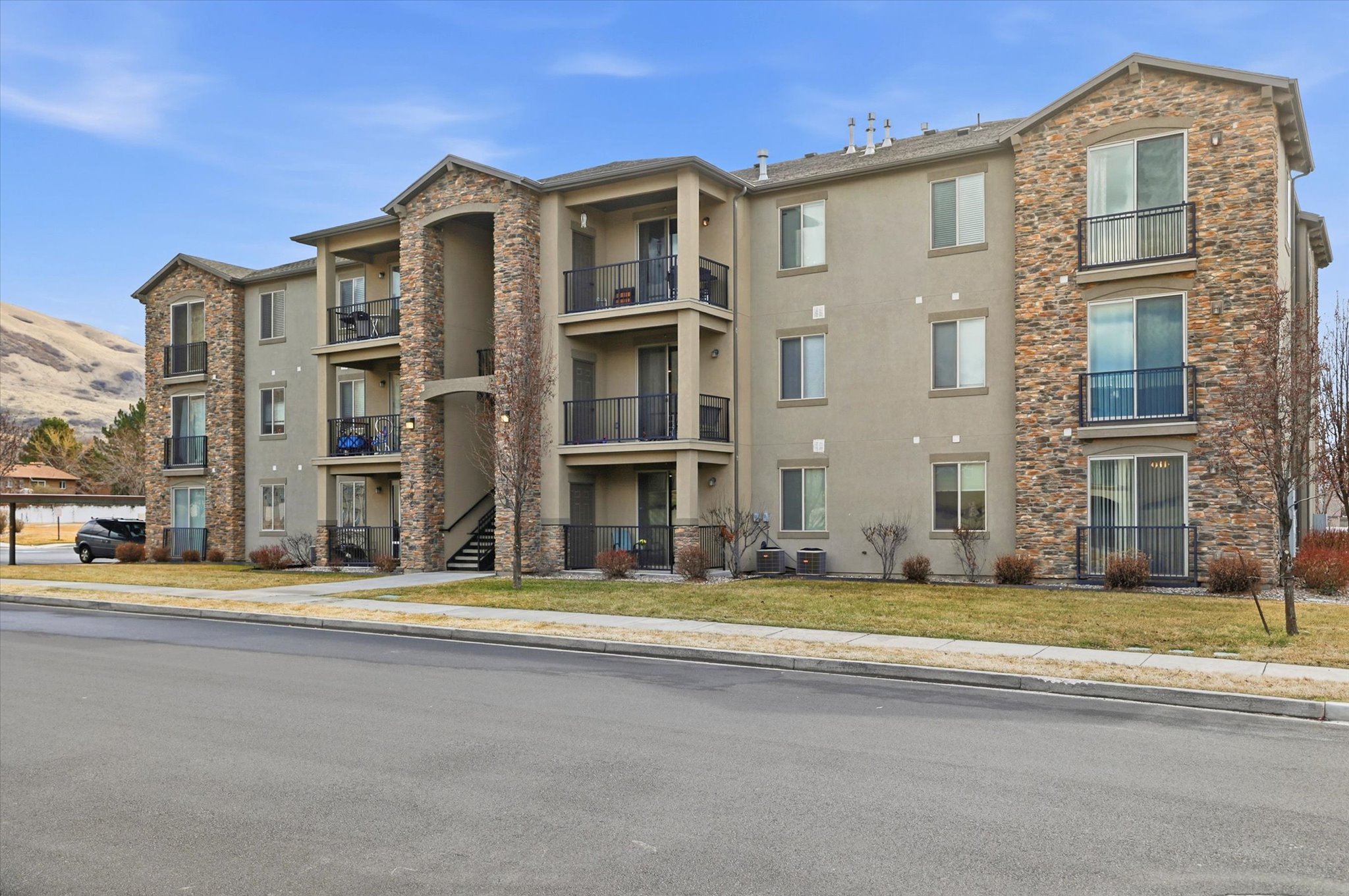 View of Pinaea Village Condo complex