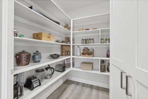 View of storage area