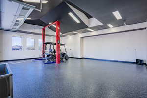 View of workout area