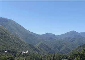 View of mountain backdrop