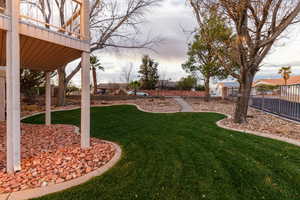 Beautiful yard to enjoy