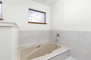 Owners suite soaking tub