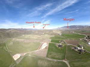 View of rural area with a mountainous background