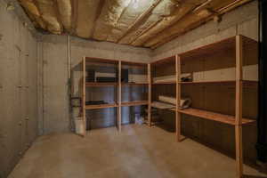 View of storage area