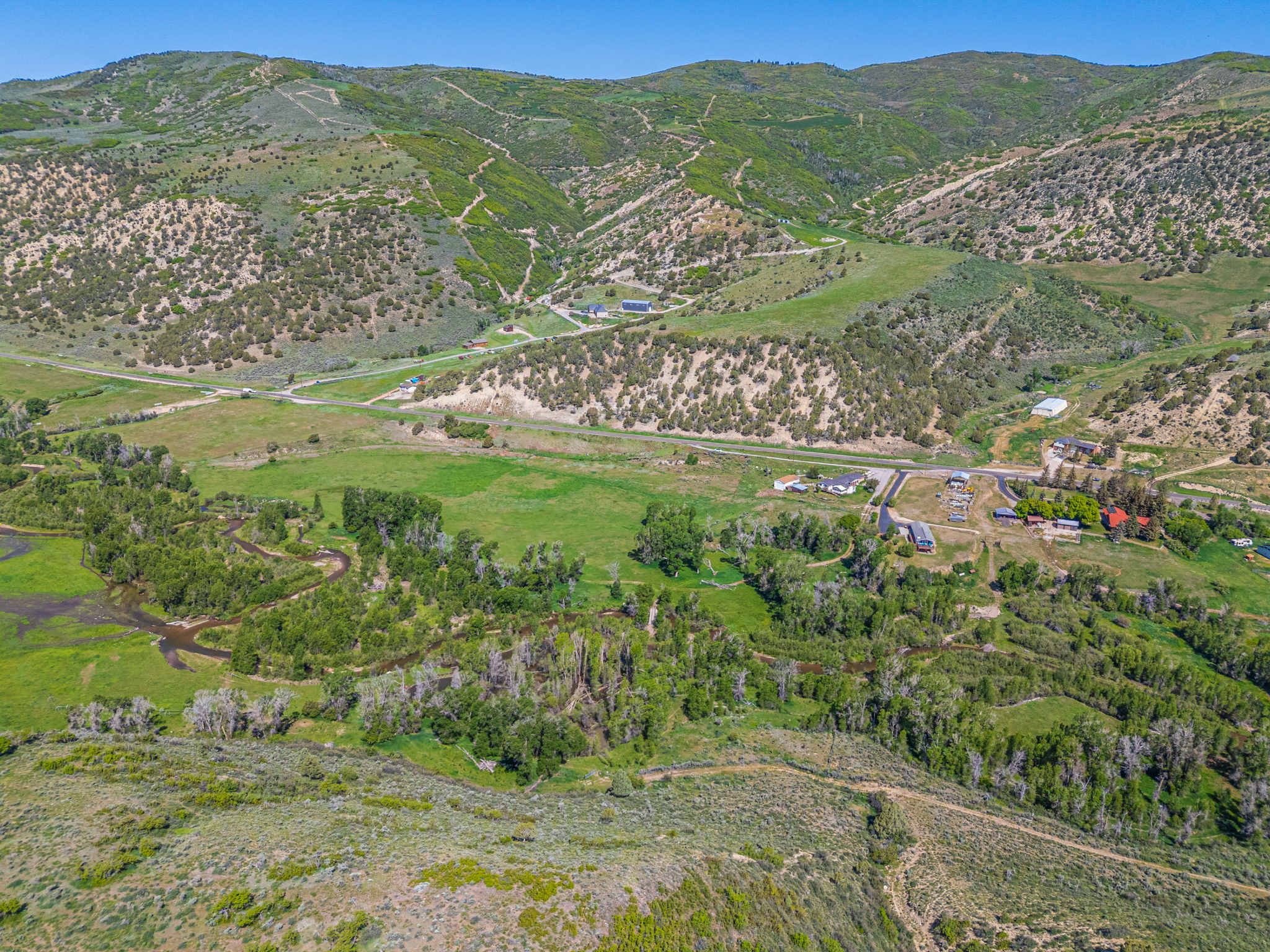 View of mountain backdrop