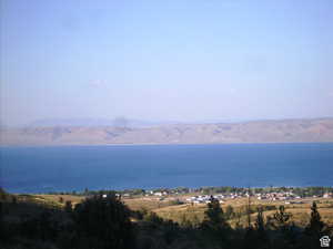 Water view featuring a mountain backdrop