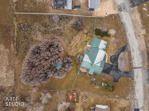 Aerial view of property's location