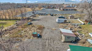 Aerial view of mountains