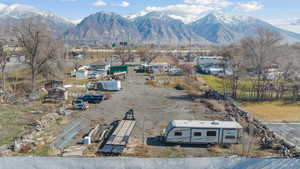 Aerial view of mountains