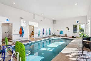 View of indoor pool