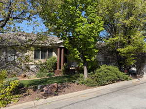 View of obstructed view of property