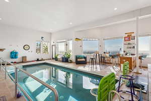 View of indoor pool