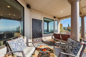 Balcony featuring outdoor seating