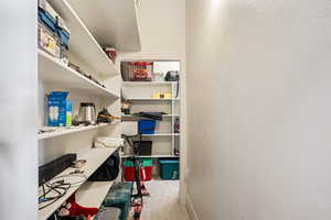 View of storage area