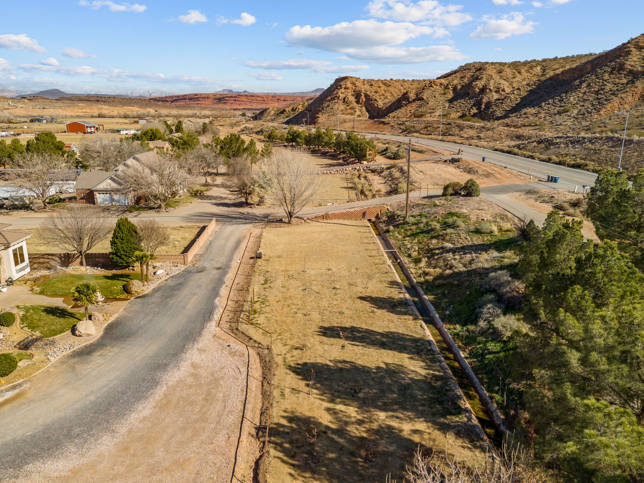 View of Front Orchard w/ Pastor Area & Drive-way