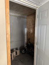 Detailed view of concrete floors