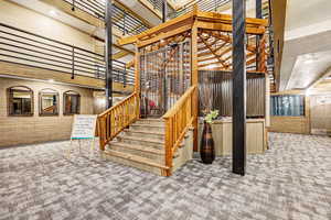 Hot Tub steps away from unit!