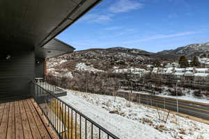 View of mountain backdrop