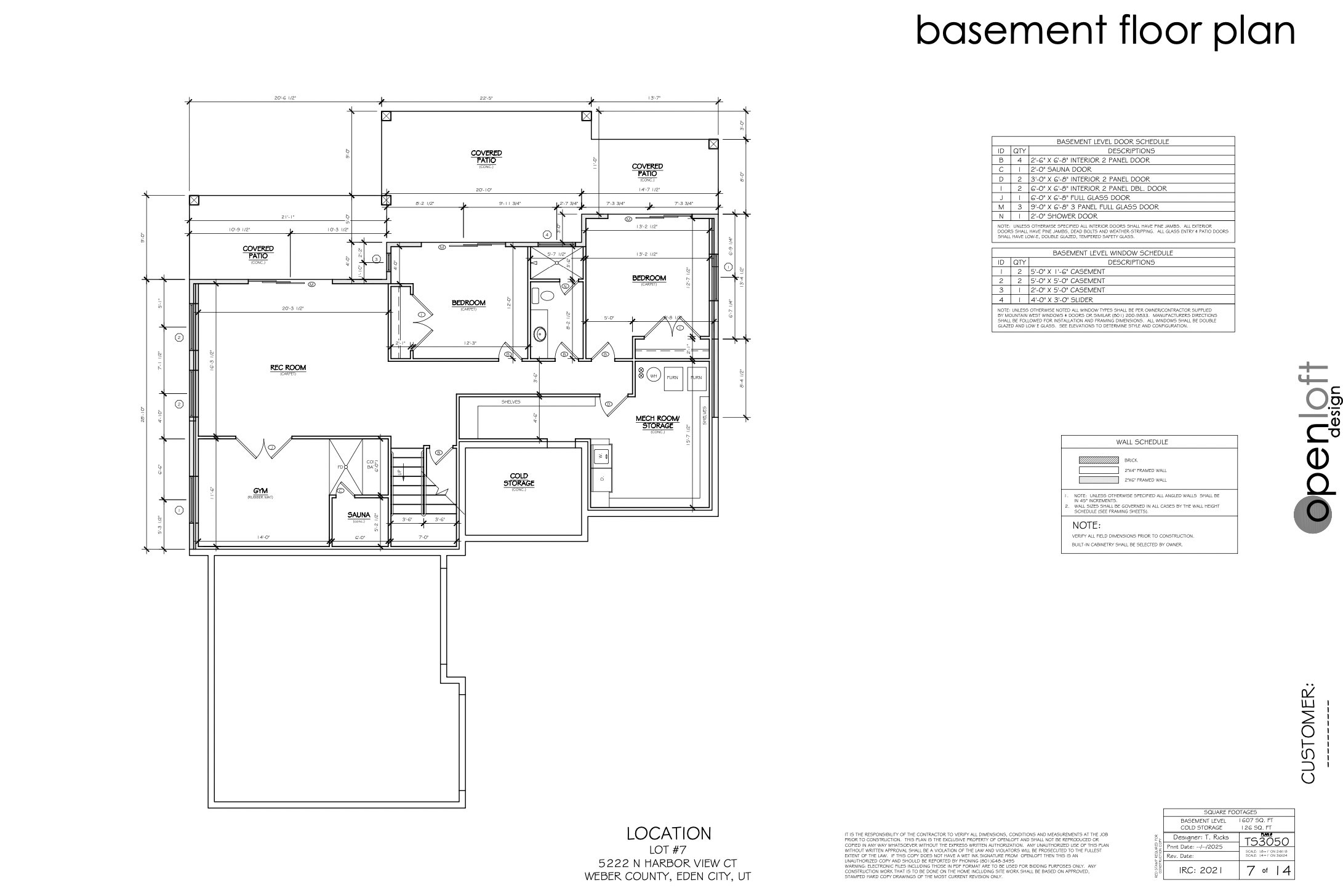 View of room layout