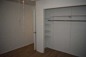 View of closet