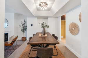 Room for a large table and chairs