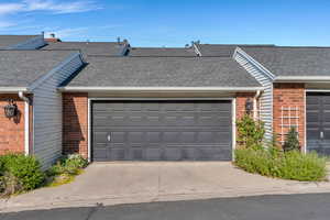 2-car garage with easy access to parking area