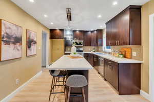 Beautiful cabinets and new countertops