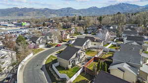Drone / aerial view of mountains