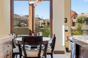 Dining room featuring plenty of natural light