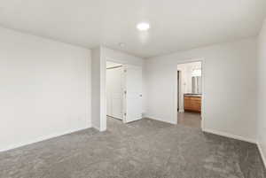 Master bedroom with New paint ,carpet flooring and lighting