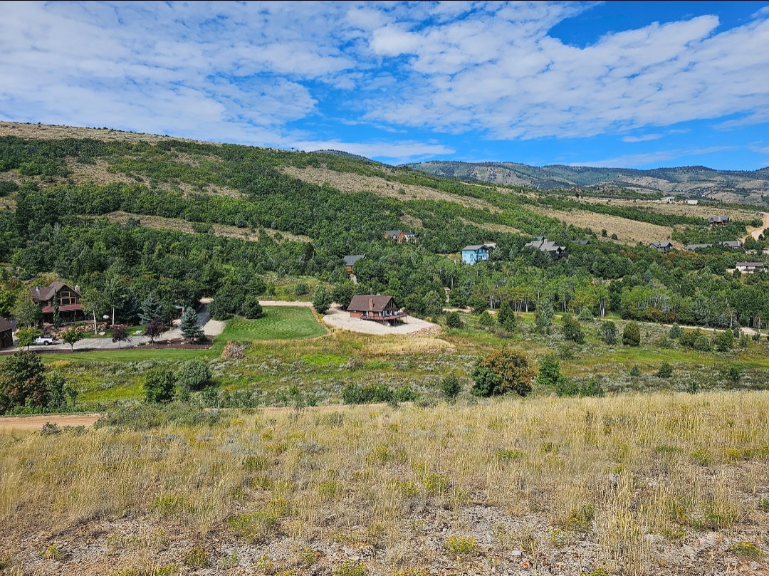 View to the West of beautiful hillside