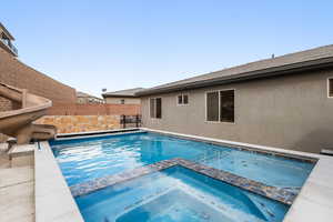 Salt Water Pool & Hot tub