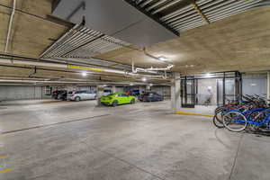 View of parking garage